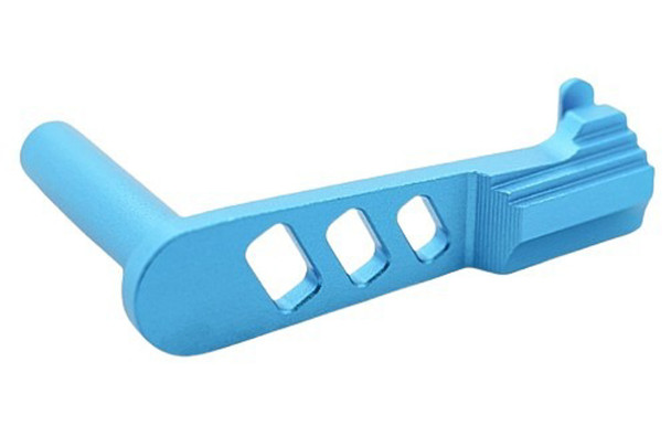 Dr. Black Tokyo Marui Hi Capa GBB Aluminum Slide Stop (Type A, Aqua)