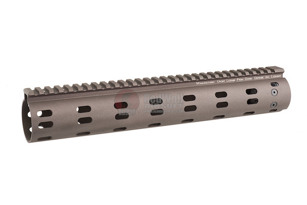 Madbull Daniel Defense Licensed Modular Float Rail 12inch - TAN