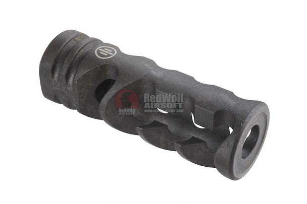 Madbull Primary Weapons Aluminum DNTC 308 Compensator (Black / 14mm CW)