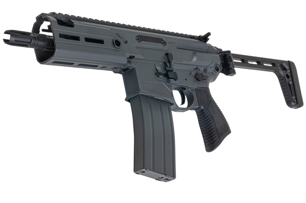 Salvo Precision MWS MCX Rattler .300BLK GBB Airsoft - 5.5 inch (G104-2A, No Marking) - Grey