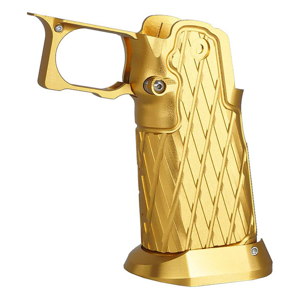 5KU Tokyo Marui Hi Capa GBB CNC Aluminum Grip (Type 11) - Gold