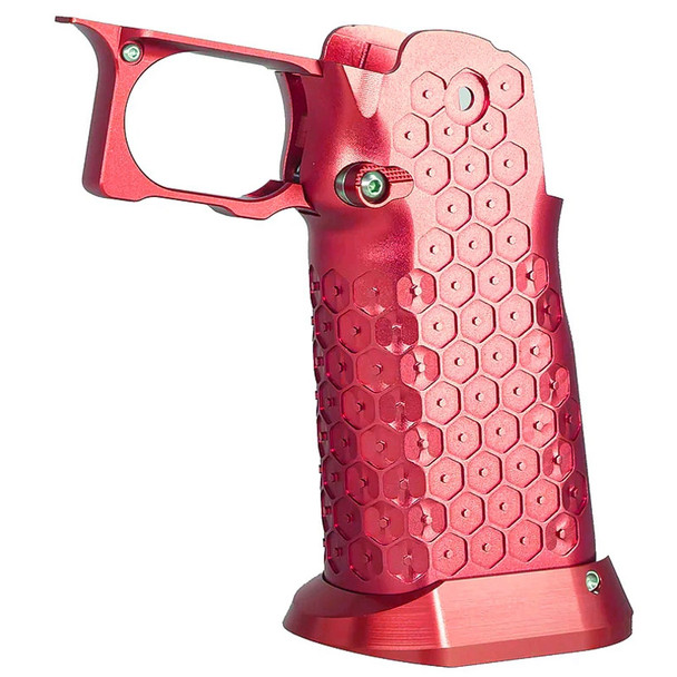 5KU Tokyo Marui Hi Capa GBB CNC Aluminum Grip (Type 12) - Red