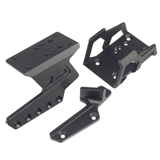 5KU Tokyo Marui Hi Capa GBB Exoskeleton Optic Mount w/ Thumb Rest - Black