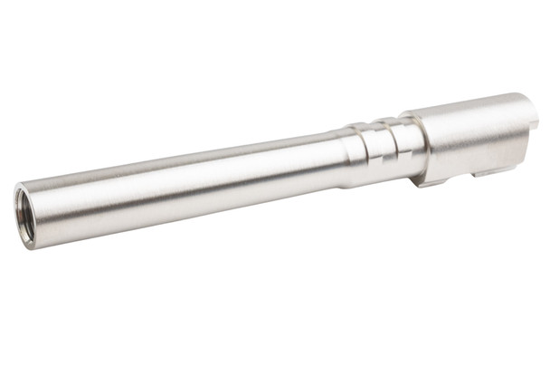 5KU KJ Shadow 2 Airsoft Stainless Outer Barrel - Silver