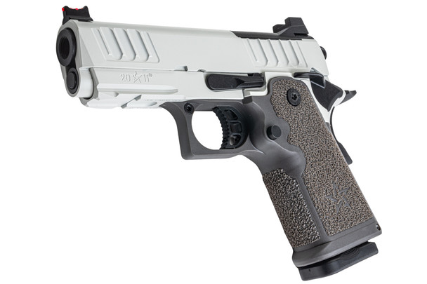EMG Staccato Licensed CS Compact 2011 GBB Airsoft Pistol (Model: Master Grip / Standard / Green Gas) - WH