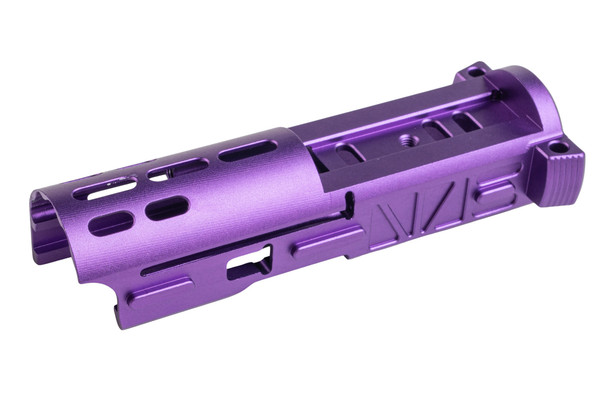 5KU Action Army AAP01 GBB Airsoft Lightweight Blowback Unit (BBU CNC Aluminum, Type 2) - Purple