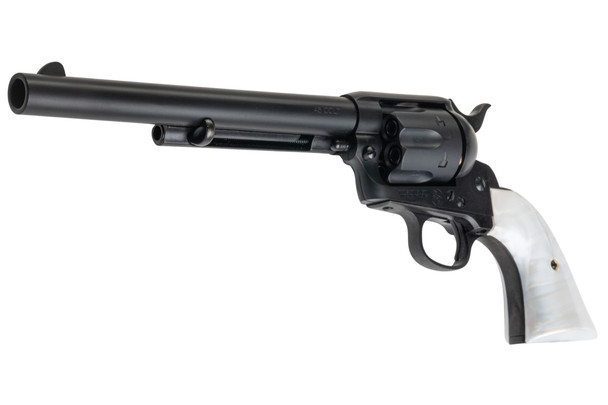 Marushin SAA .45 1st Gen. Late Cavalry Gas Revolver (7.5 inch, Matt Black w/ Pearl Grip)