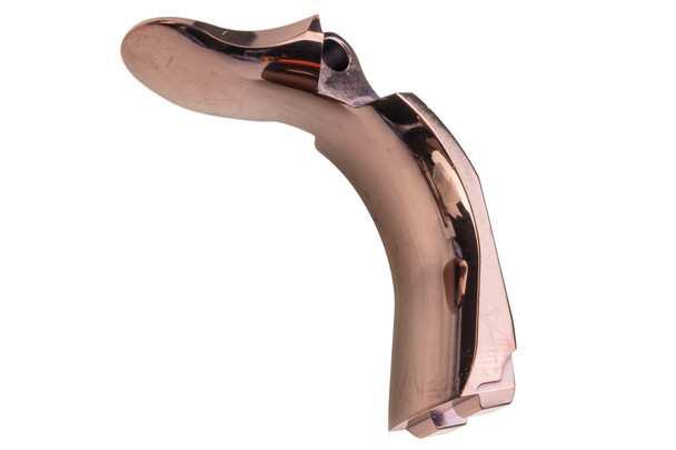 5KU IPSC Non-Functional Grip Safety (Stainless) for Tokyo Marui Hi Capa Plastic Grip - Brown