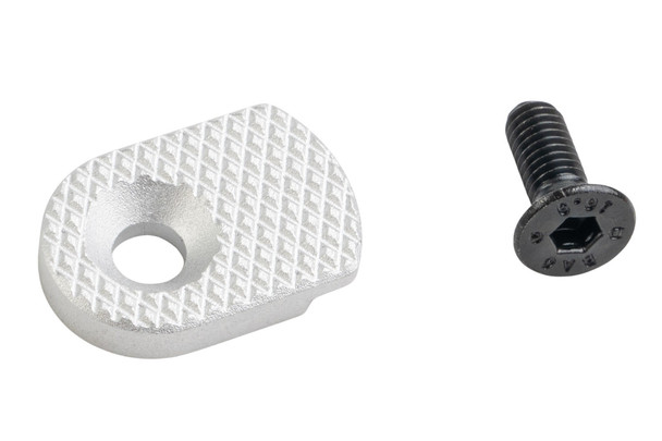 5KU KJ Shadow 2 / TS2 Airsoft Mag Release Button (Type 2) - Silver