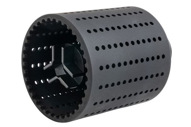 FCW Durshlag Flash Hider w/ Muzzle Brake (CNC Steel 24mm CW) - Black
