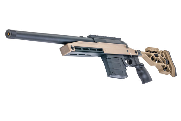Silverback TAC 41 A2R Airsoft Bolt Action Rifle, Aluminum Chassis & Recon Stock (FDE)