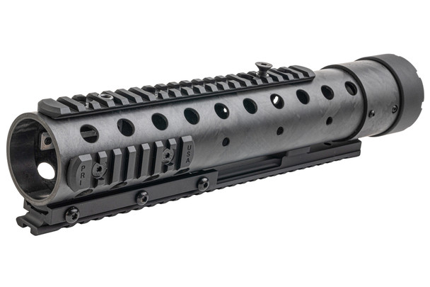 Airsoft Artisan 12inch MOD H Front Set Carbon Fiber Handguard for M4 AEG /GBB /PTW Rifle - Carbon Pattern