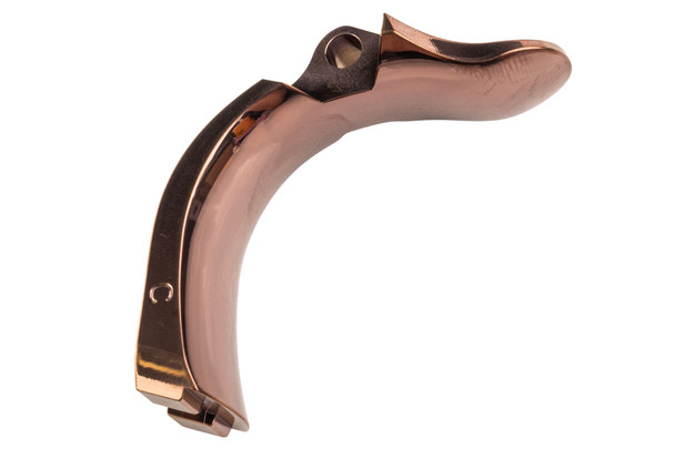 5KU Stainless Non-Functional Grip Safety for 5KU Hi Capa Grip (GB-590, 603, 616, 620, 629) - Brown