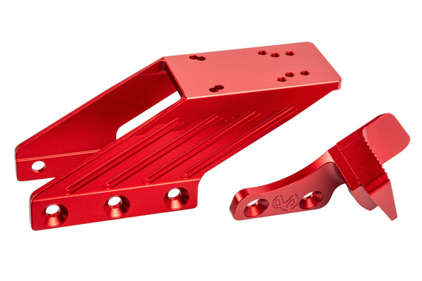 5KU Tokyo Marui Hi Capa Infinity Optic Mount with Thumb Rest (M4 & M3 Screws) - Red