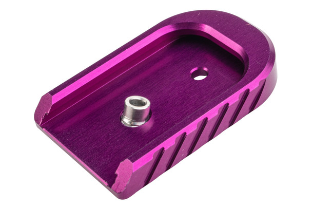 Revanchist Airsoft Tokyo Marui Model 17 V2 Magazine Base (Aluminum, Type A, Purple)