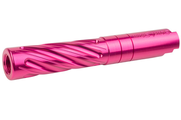 Dr. Black Hi-Capa 4.3 GBB Outer Barrel (Type -Spiral Storm, 6063 Aluminum, Magenta)