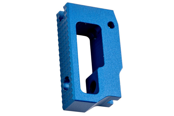 5KU Tokyo Marui Hi Capa GBB Aluminum Short Flat Adjustable Trigger - Blue