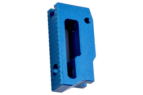 5KU Tokyo Marui Hi Capa GBB Aluminum Extra Short Flat Adjustable Trigger - Blue