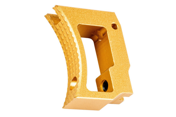 5KU Tokyo Marui Hi Capa GBB Aluminum Extra Long Curved Adjustable Trigger - Gold