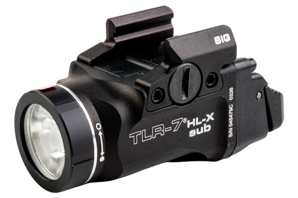 Streamlight TLR-7 HL-X SUB USB Gun Light for SIG Sauer P365 (SL-B9 Battery, 69504)