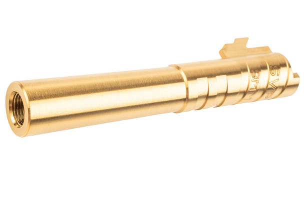 5KU Tokyo Marui Hi Capa 4.3 GBB Infinity SVP Stainless Steel Outer Barrel (9mm Marking) - Gold