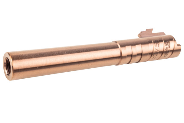 5KU Tokyo Marui Hi Capa 5.1 GBB Infinity SVP Stainless Steel Outer Barrel (.45ACP Marking) - Brown