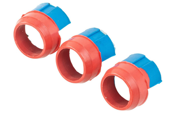 Miyagawa Tokyo Marui SAIGA Nitrile Hybrid Hop Up Chamber Bucking - 3pcs / set (Red/Blue)