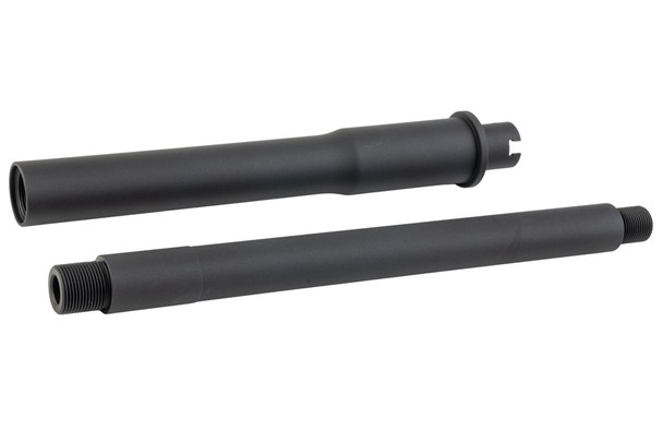 Airsoft Artisan Recce Style Outer Barrel for Tokyo Marui MWS M4 GBB (15 inch, Black)