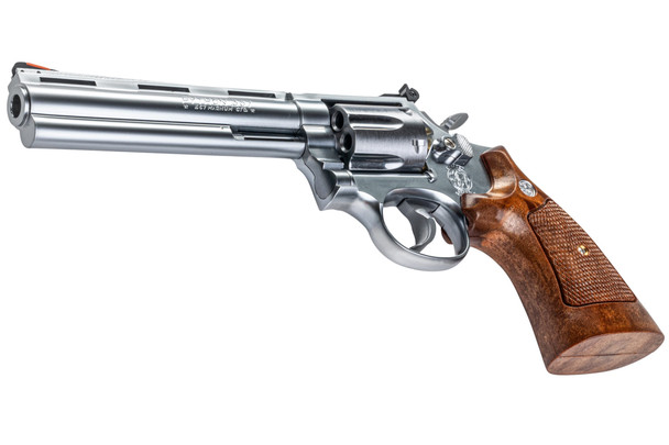 Tanaka Smolt Gas Revolver Square Butt (6 inch, Version 3) - Stainless Finish