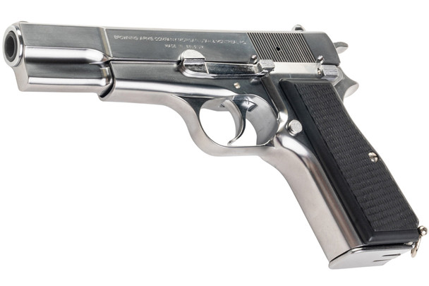 Marushin Browning Hi-Power Commercial Model Gun - Silver