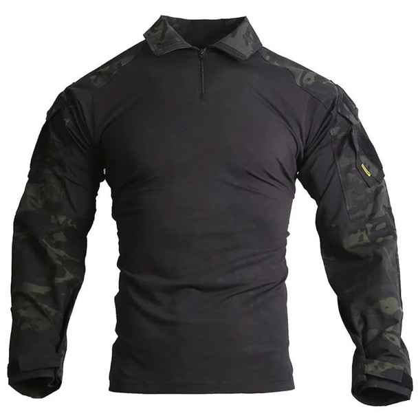 Emersongear G3 Combat Shirt (MultiCam Black, Large)