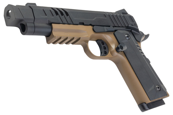 KJ Works KP-24 1911 CO2 Airsoft Pistol - Tan Two Tone (Full Metal)