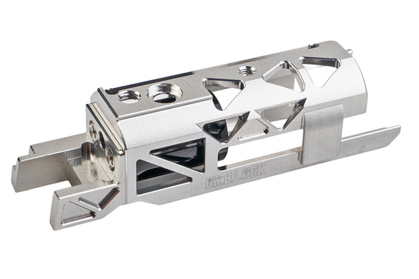 Dr. Black Tokyo Marui Hi Capa GBB Aluminum Blowback Housing -Type A (Silver)