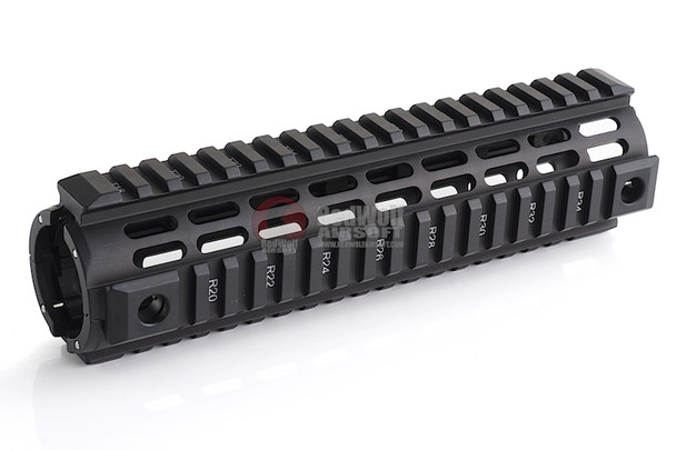 IMI Defense Aluminium Quad Rail Mid Length Drop In for M4 / M16 Series - BK