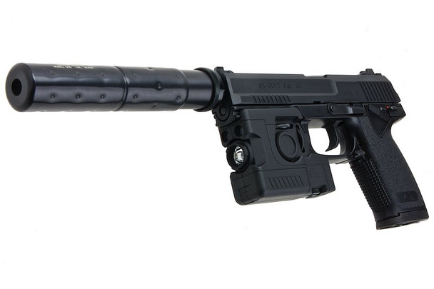 Tokyo Marui MK23 Airsoft SOCOM Fixed Slide Full Set Green Gas Pistol