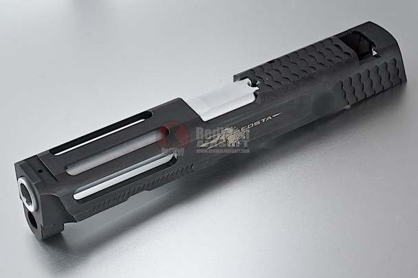 Airsoft Surgeon Cybergun M&P9 Gen 1 GBB Airsoft Full Size Chris Costa Steel Custom Slide 4.25 inch