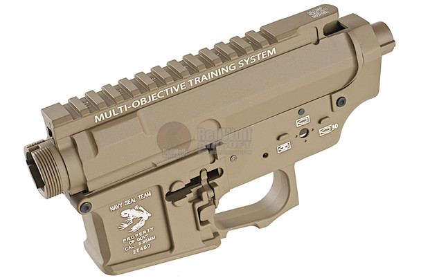 G&P MOTS Taper Metal Receiver for Tokyo Marui M4 / M16 Series & G&P F.R.S Series (Dark Earth)