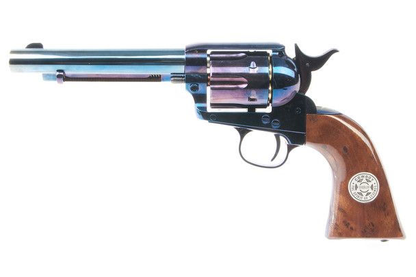 Umarex SAA .45 Co2 (6mm Version) Metal Revolver - Cowboy Police Version (Blue / Brown) (by WinGun)