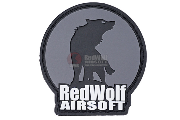Redwolf Logo Velcro PVC Player Patch (Wolf Grey)