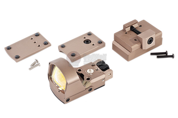 Blackcat Airsoft PD Style Red Dot Sight - Tan