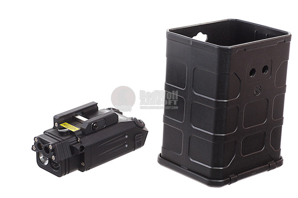 Blackcat Airsoft Tactical Flashlight for 20mm Rail - Black