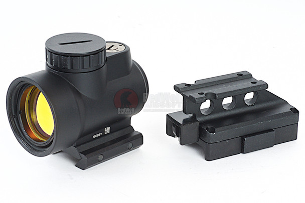 Blackcat Airsoft MRO Style Red Dot Sight with Sidelok Mount - Black