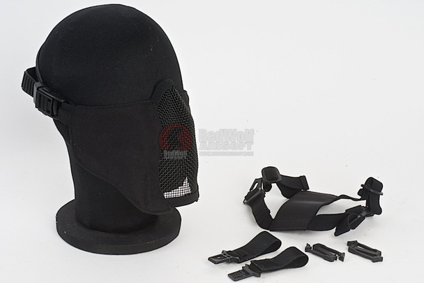 TMC PDW Soft Slide 2.0 Mesh Airsoft Mask - Black