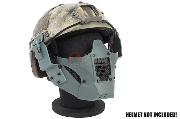 TMC JAY FAST Airsoft Mask - Wolf Grey