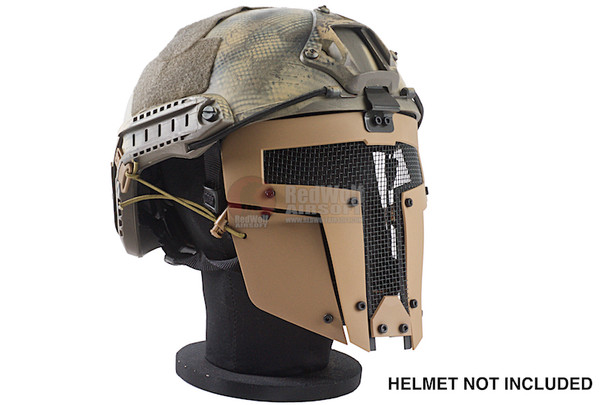 TMC SPT Mesh Airsoft Mask - Coyote Brown
