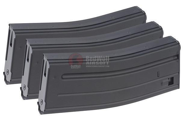 VFC M4 Magazine (120 rounds Airsoft AEG Magazine, Compatible with SCAR-L, 3pcs/box) - Black