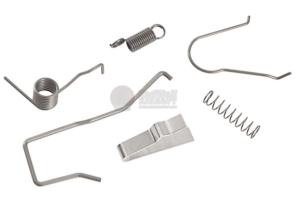 Guarder Enhanced Steel Spring Set for Tokyo Marui / KJ Works / WE G Series GBB Airsoft