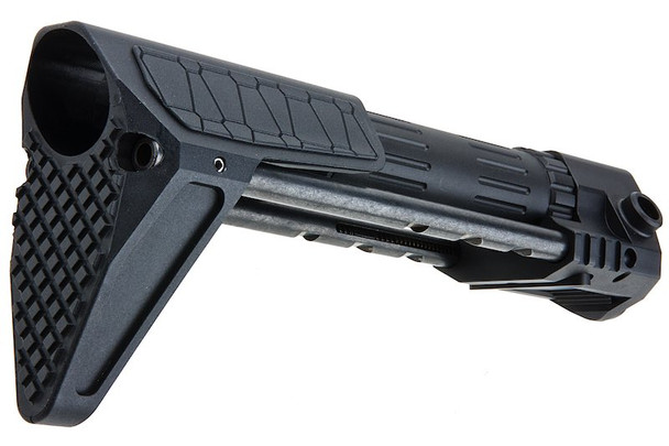G&P PDW Stock (Slim) for Tokyo Marui & G&P M4 / M16 Metal Body Series (Snake, Black)