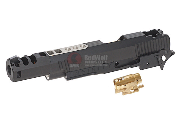 Gunsmith Bros CNC Aluminum Infinity Hero Standard Kit Set for Tokyo Marui Hi Capa 5.1 - Black