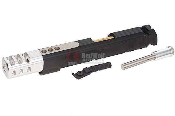 Gunsmith Bros SV Diamond Pattern Open Slide Set - Black